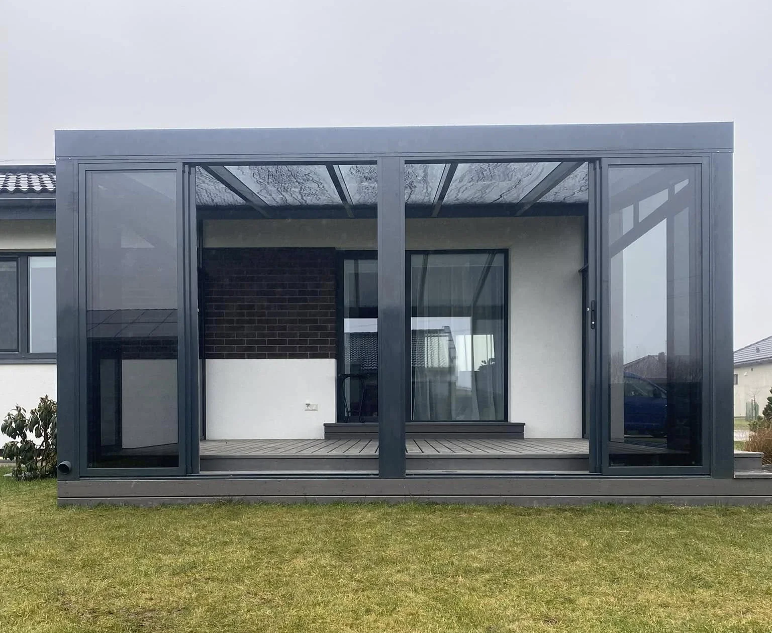 Verandų ir tambūrų stiklinimas Kretingoje